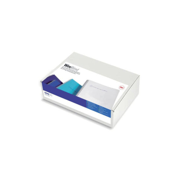 Spirali metalliche a 34 anelli GBC Wirebind 8 mm a4 nero conf da 100 spirali - RG810510