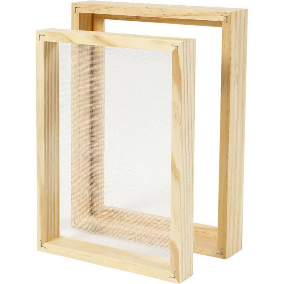 Stampo e telaio Creativ Company per la fabbricazione della carta in legno 22795