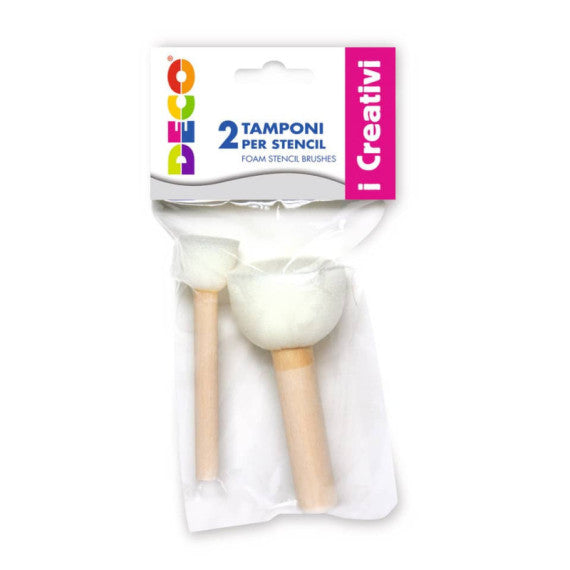 Tamponi per stencil CWR blister 2 pz in spugna 06830