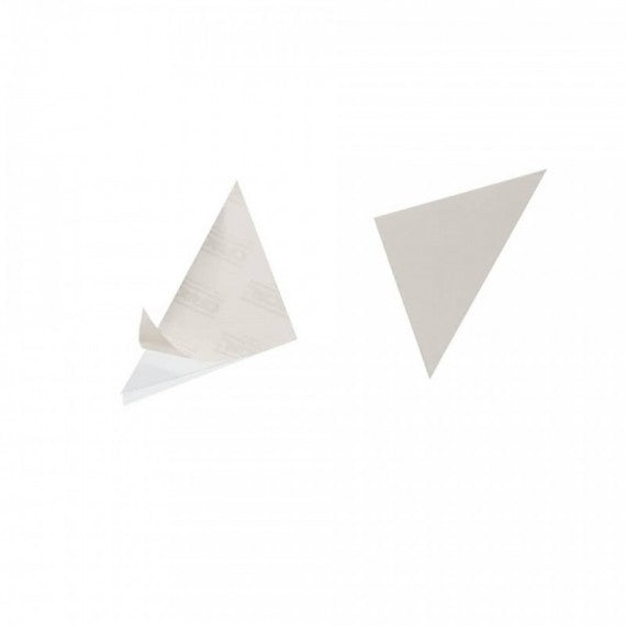 Tasche adesive DURABLE CORNERFIX® triangolari polipropilene trasparente 125x125mm conf. 200 - 828219