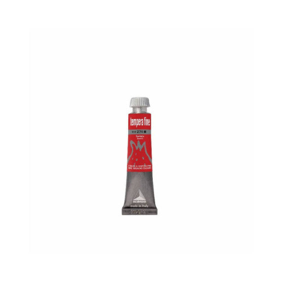 Tempera fine Maimeri in tubetto 20 ml rosso scarlatto M2502274
