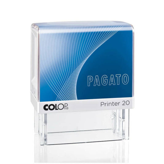Timbro Colop printer 20/L scritta ''pagato'' 0126