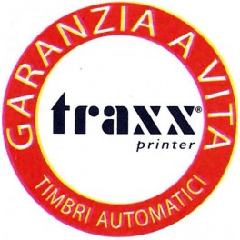 Timbro Traxx 9026 misura 38X75mm autoinchiostrante personalizzato Timbro personalizzabile max 8 righe alta qualità