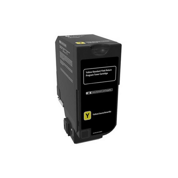 TONER 74C2SY0 GIALLO COMPATIBLE PER LEXMARK CS720de,CS720dte,CS725de,CS725dte,CX725de,CX725dhe CAPACITA 7.000 PAGINE