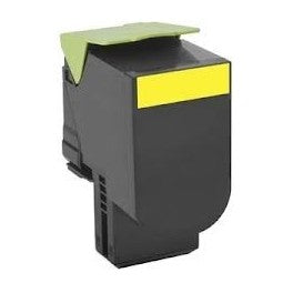 TONER 802SY GIALLO COMPATIBILE PER LEXMARK CX310N CX310DN CX410DE CX410DTE CX410E CX510 80C2SY0 2.000 PAGINE