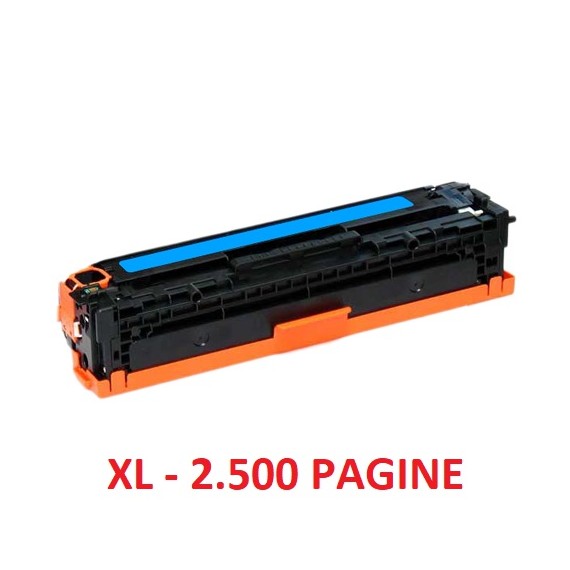 TONER CF531A XL CIANO ALTA CAPACITA' COMPATIBILE 205A PER HP MFP M180n M181fw M154a M154NW CAPACITA 2.500 PAGINE