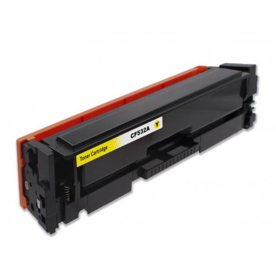TONER CF532A GIALLO COMPATIBILE 205A SERIE ECO PER HP MFP M180n M181fw M154a M154NW CAPACITA 900 PAGINE