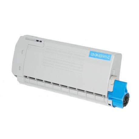 TONER ES7411 CIANO COMPATIBILE PER OKI ES ES 3032 ES 7411 44318619 11.000 PAGINE