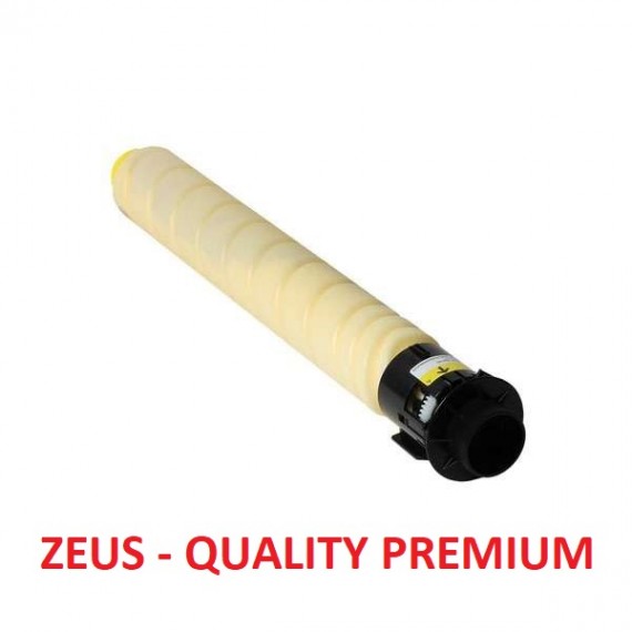 TONER MPC5503 GIALLO ZEUS (CON POLVERE ORIGINALE) COMPATIBILE PER RICOH AFICIO MP C4503 MP C5503 MP C6003 841854 22.500 PAGINE