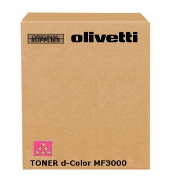 TONER OLIVETTI B0893 MAGENTA ORIGINALE PER OLIVETTI D-COLOR MF3000 3000MF A0X53L2 CAPACITA 6.000 PAGINE