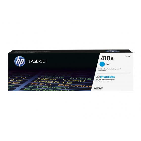 TONER ORIGINALE HP CF411A CIANO 410A PER HP PRO M452NW M452DN M477FNW M477FDN M477FDW CAPACITA 2.300 PAGINE