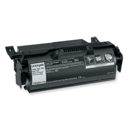 TONER T650H11E NERO COMPATIBILE PER LEXMARK T650 T652 T620 CAPACITA 25.000 PAGINE