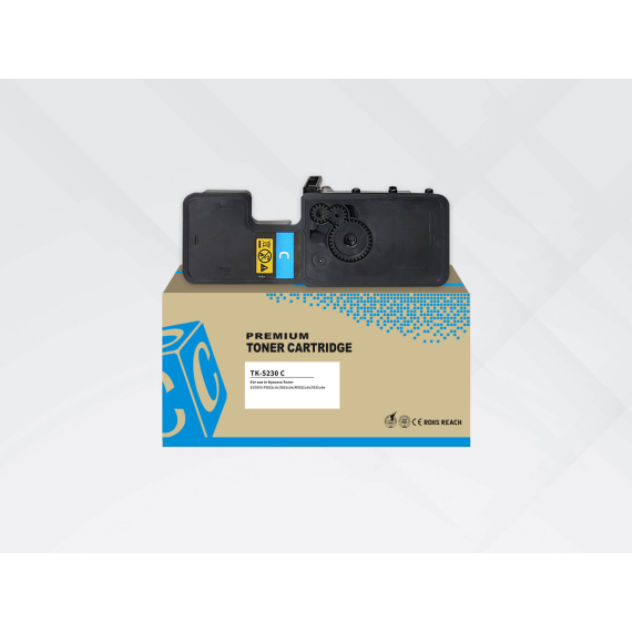 Toner TK5230 ciano Zeus alta qualità,con polvere originale 1T02R9ANL0 compatibile per Kyocera M5521,P5021 TK-5230 2.200 pagine