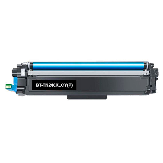 Toner TN-248CXL ciano alta capacità compatibile per Brother DCP-L3520CDWE,HL-L3220CW,HL-L8230CDW TN248XLC capacità 2.300 pagine