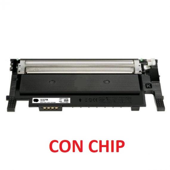 TONER W2070BK NERO COMPATIBILE 117A CON CHIP PER HP Color Laser HP 150a,150nw,178nw,179fnw CAPACITA 1000 PAGINE