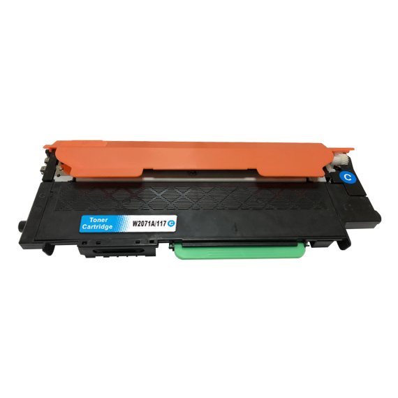 TONER W2071C CIANO COMPATIBILE SERIE ECO 117A CON CHIP PER HP Color Laser HP 150a,150nw,178nw,179fnw CAPACITA' 700 PAGINE