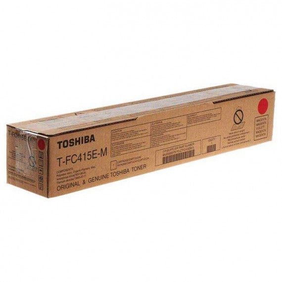 TOSHIBA T-FC415E-M MAGENTA 6AJ00000178 TONER ORIGINALE PER TOSHIBA E-STUDIO 2515AC,3015AC,3515AC,4515,5015 FC415C 33.600 PAGINE