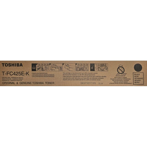 Toshiba T-FC425EK nero 6AJ00000236 toner originale per Toshiba E-STUDIO 2525AC,3025AC,3525AC,4525AC FC425BK 39.800 pagine