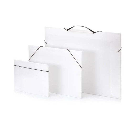 Valigetta polionda Favorit Portfolio in PPL neutro con elastico 53x37x1 cm 100501111