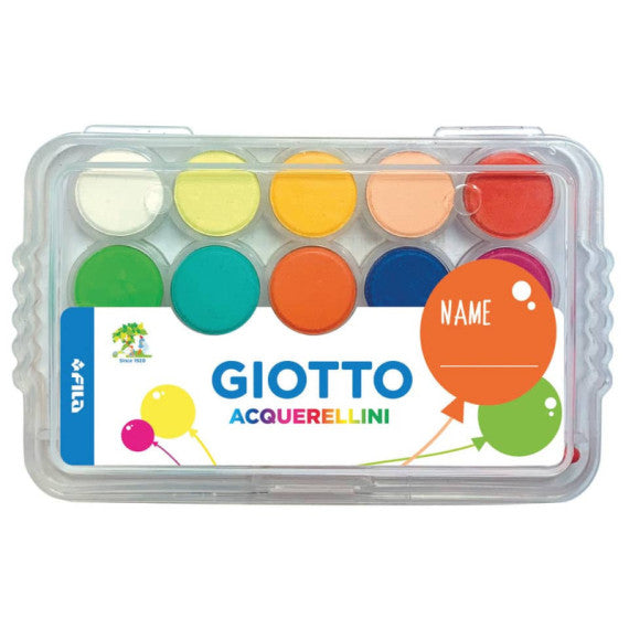 Acquerelli Giotto Party Gifts - in scatola da 8 astucci di acquerellini - F315000