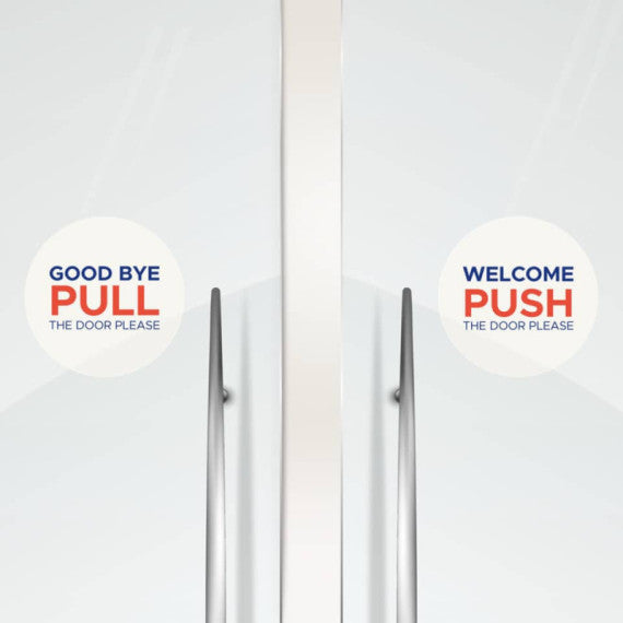 Adesivi tondi per finestre Avery in carta con pellicola plastificatrice in conf. da 10 pz Avery Ø200 mm - L9003-10