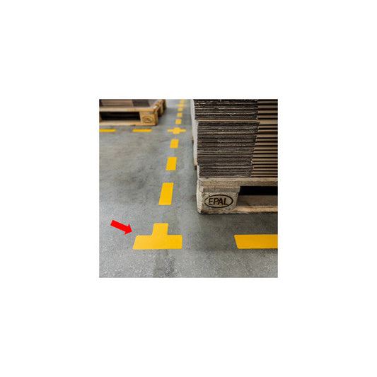 Adesivo da terra - forma a T - 10 x 15 cm - Durable - conf. 10 pezzi
