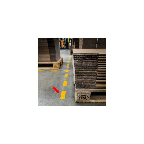 Adesivo da terra - striscia - 10 x 15 cm - Durable - conf. 10 pezzi