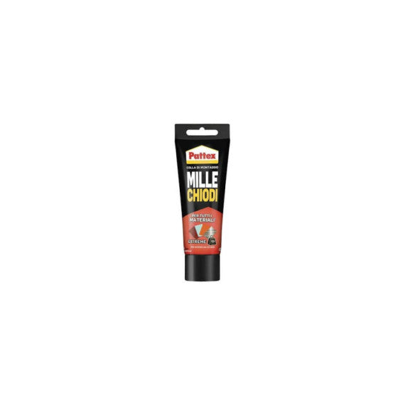 Adesivo di montaggio Pattex Millechiodi forte e rapido per esterni ed interni 250 g - 2846011
