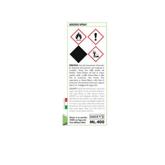 Adesivo spray - rimovibile - 400 ml - IKona+