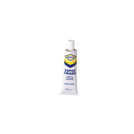Adesivo Superchiaro - universale - 50 gr - trasparente - Bostik