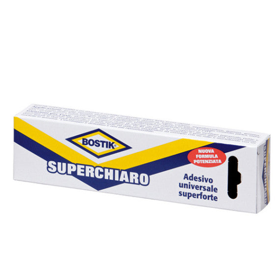 Adesivo Superchiaro - universale - 50 gr - trasparente - Bostik