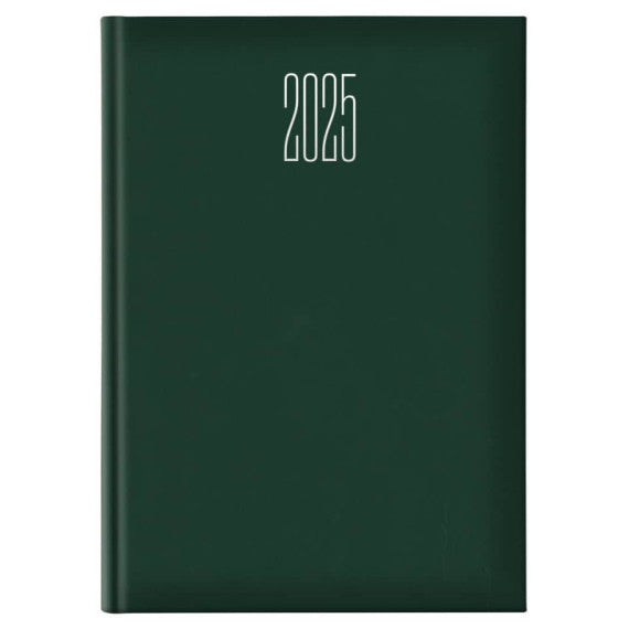 Agenda 2025 Giornaliera A4 S/D separati Gommato verde 25-065100404C