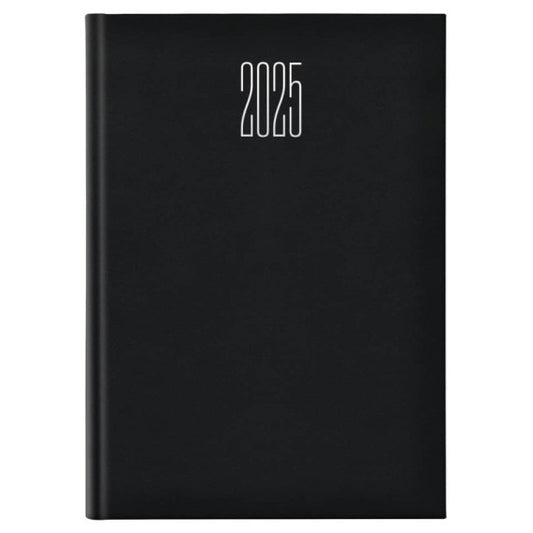 Agenda 2025 giornaliera gommato s/d sep. 21x29,7 cm nero 25-065100406C