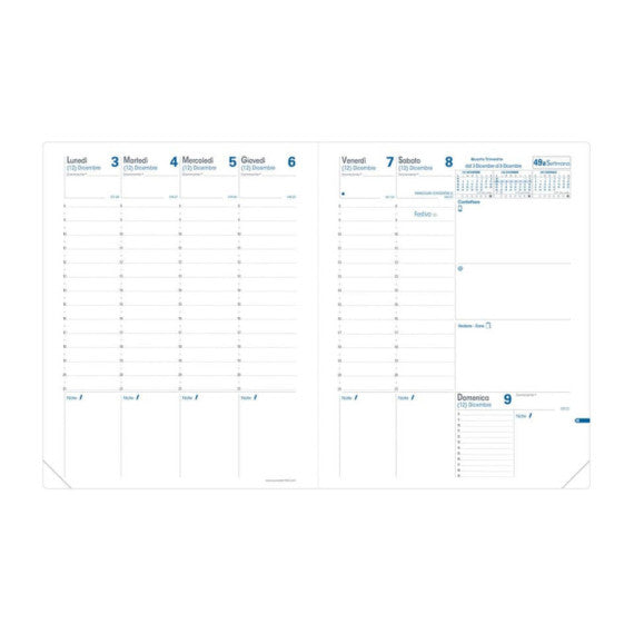 Agenda 2025 Quo Vadis Trinote IT  Impala 10x15 cm - conf. 6 pz assortiti - settimanale - 04819725MQ