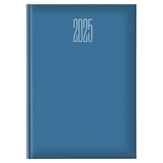 Agenda 2025 settimanale A4 21x29,7 cm gommato azzurro 25-055500466C