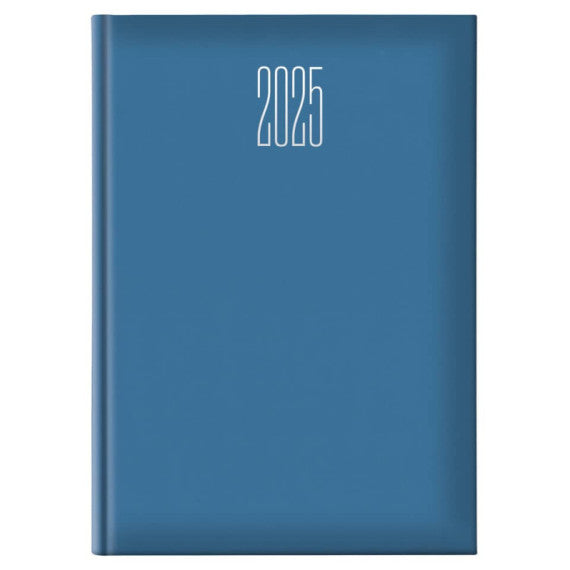Agenda 2025 settimanale A4 21x29,7 cm gommato azzurro 25-055500466C