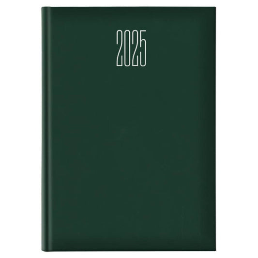 Agenda 2025 settimanale A4 21x29,7 cm gommato verde 25-055500404C