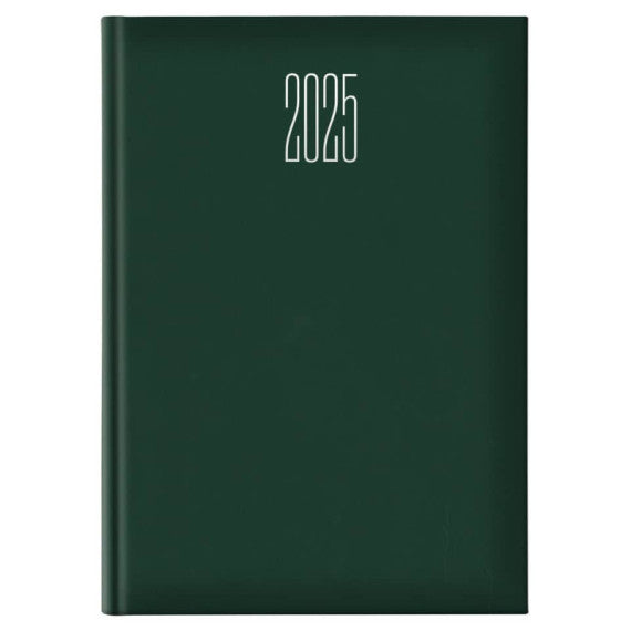 Agenda 2025 settimanale A4 21x29,7 cm gommato verde 25-055500404C