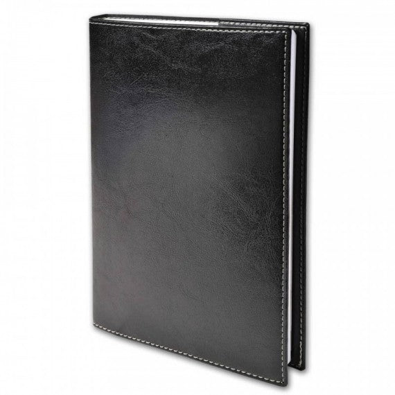 Agenda settimanale 2024 Quo Vadis Prenote 21x29,7 cm - rivest.  sintetico lucido Madera nero - 02423024MQ