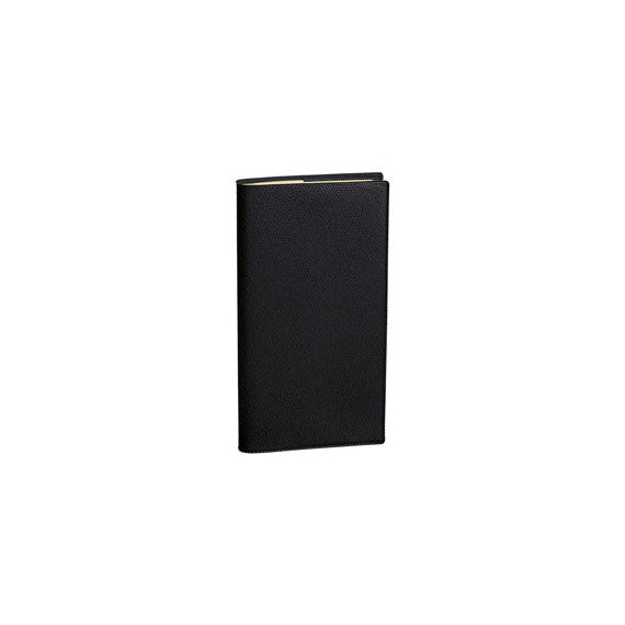 Agenda settimanale Italnote S 2025 - c/spirale - copertina Impala - 8,8 x 17 cm - nero - Quo Vadis