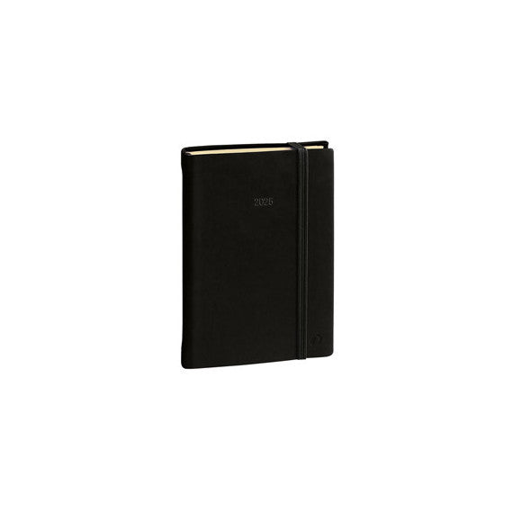 Agenda settimanale Ministro Prestige 2025 - 16 x 24 cm - silk nero - Quo Vadis