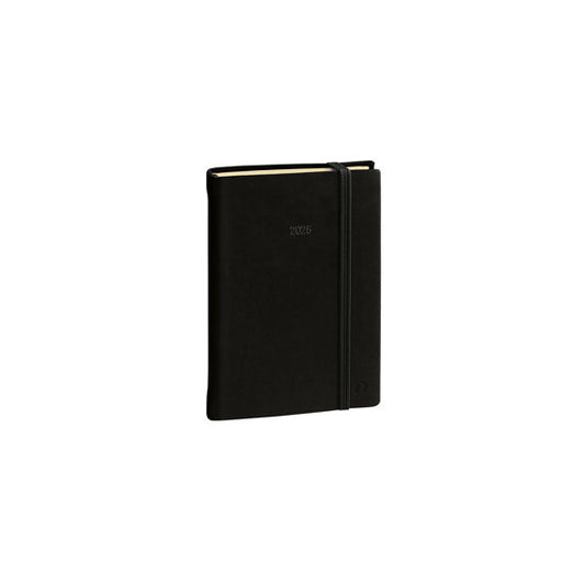 Agenda settimanale Ministro Prestige 2025 - 16 x 24 cm - silk nero - Quo Vadis