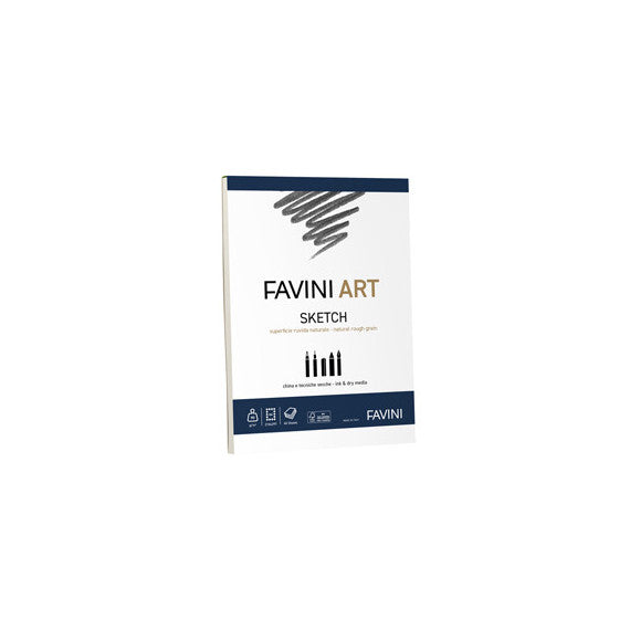 Album collato Sketch - A4- 90 gr - 40 fogli - Favini Art