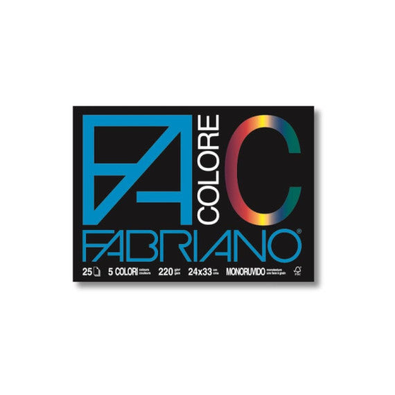 Album da disegno Fabriano FACOLORE 33x48 cm 220 g/m² 25 ff - 5 colori 65251533