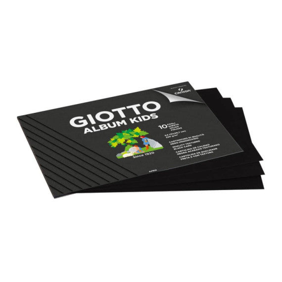 Album da disegno Giotto Kids A4 10 ff. da 220 g monoruvidi nero F580600