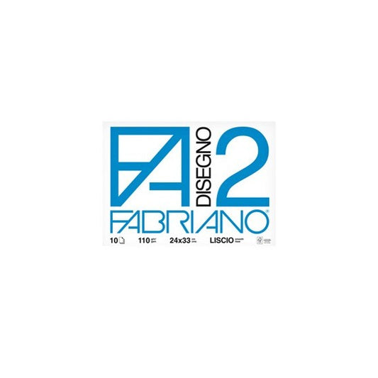 Album F2 -24x33cm - 10 fogli - 110gr - liscio - punto metallico - Fabriano