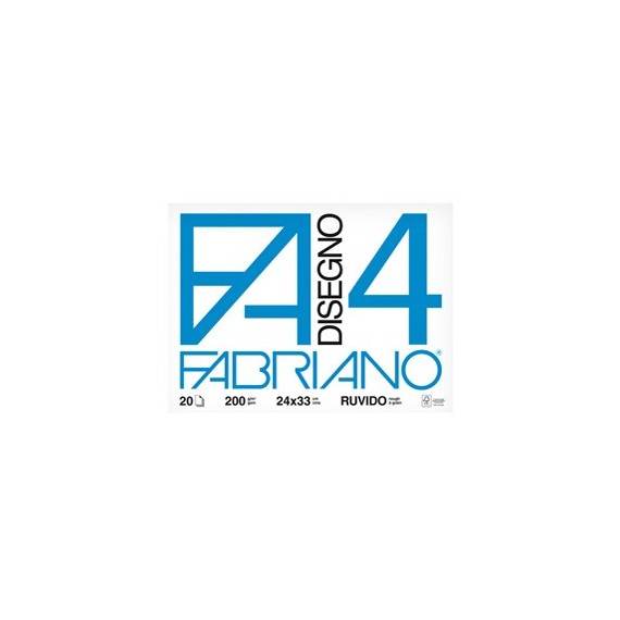 Album F4 - 24x33cm - 200gr - 20 fogli - ruvido - Fabriano