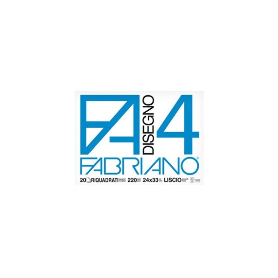 Album F4 - 24x33cm - 220gr - 20 fogli - liscio - squadrato - Fabriano