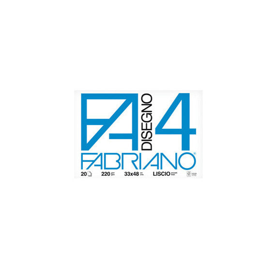 Album F4 - 33x48cm - 220gr - 20 fogli - liscio - Fabriano