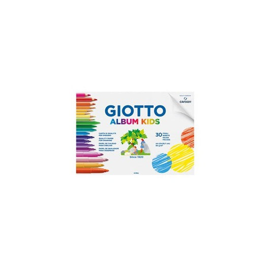 Album Kids 5+ - A4 - 90gr - 30 fogli - Giotto